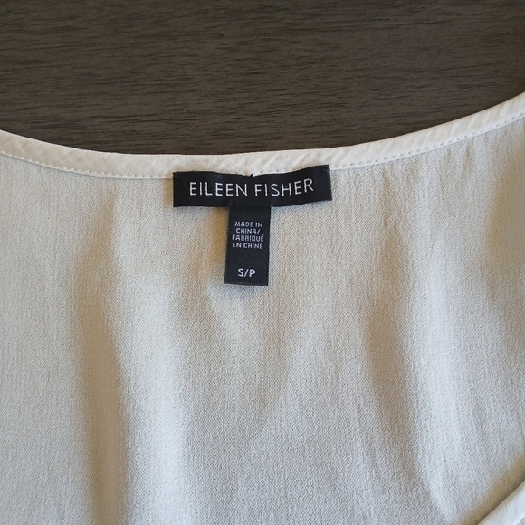 Eileen Fishrr women's White Sleeveless Top NWOT Small - Picture 3 of 4